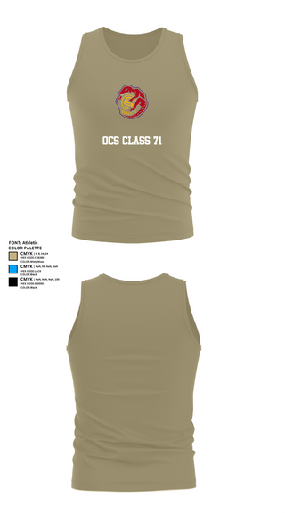 Tank Top, OCS Class 71, , Teamtime, Team time, sublimation, custom sports apparel, team uniforms, spirit wear, spiritwear, sports uniforms, custom shirts, team store, custom team store, fundraiser sports, apparel fundraiser