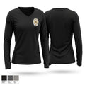 Crime Suppression Unit Women's Long Sleeve V-neck Shirt - 1
