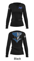 Lewis County High School 1927103 Women's Long Sleeve V-neck Shirt - 23