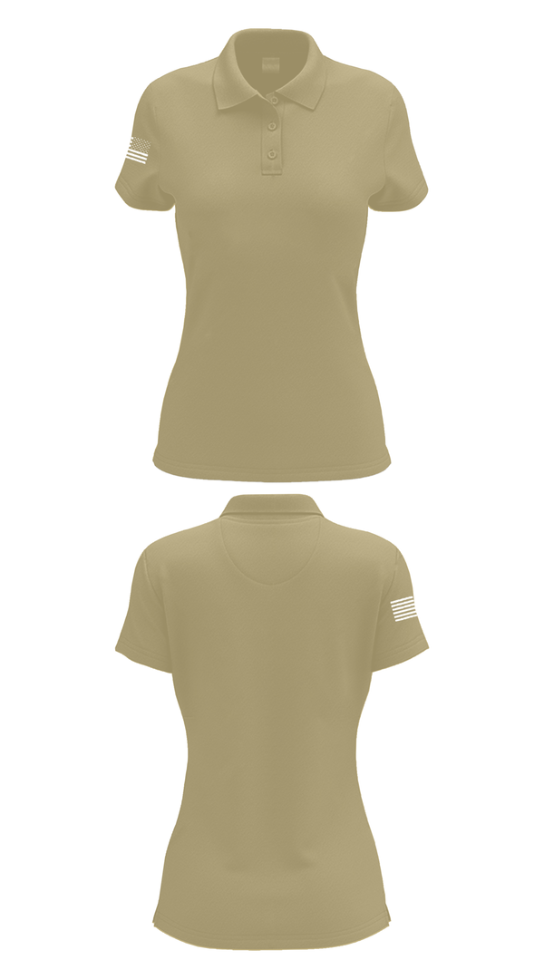 Womens Short Sleeve Performance Polo, C Troop 1-113, Army, Teamtime, Team time, sublimation, custom sports apparel, team uniforms, spirit wear, spiritwear, sports uniforms, custom shirts, team store, custom team store, fundraiser sports, apparel fundraiser