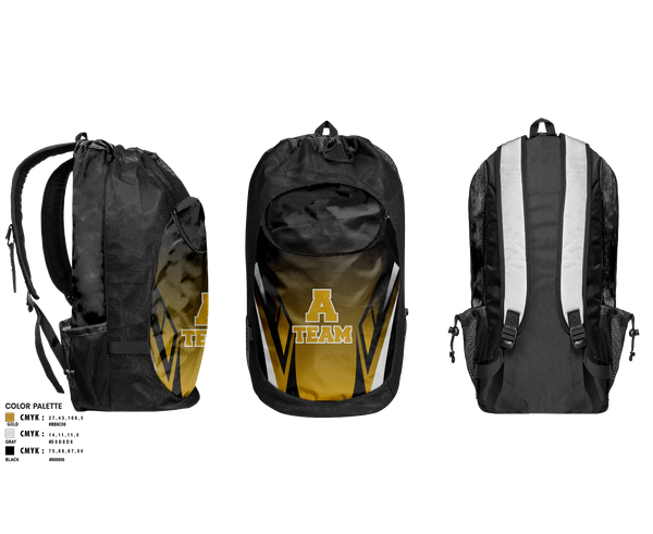 Gear Bag, A- Team Step, Spirit Store, Teamtime, Team time, sublimation, custom sports apparel, team uniforms, spirit wear, spiritwear, sports uniforms, custom shirts, team store, custom team store, fundraiser sports, apparel fundraiser