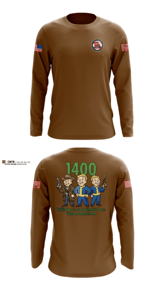 USS JEFFERSON CITY (SSN-759) 46860613 Long Sleeve Performance Shirt - 100