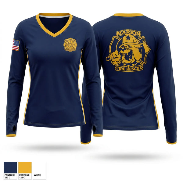 Old School Cotton Feel Shirt, Marion Fire Rescue, Fire Department, Teamtime, Team time, sublimation, custom sports apparel, team uniforms, spirit wear, spiritwear, sports uniforms, custom shirts, team store, custom team store, fundraiser sports, apparel fundraiser