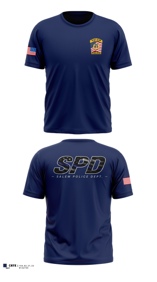 Short Sleeve Performance Shirt, Salem Police Department, Police, Teamtime, Team time, sublimation, custom sports apparel, team uniforms, spirit wear, spiritwear, sports uniforms, custom shirts, team store, custom team store, fundraiser sports, apparel fundraiser