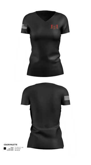 Womens Short Sleeve Vneck Shirt, 11th MDB, Army, Teamtime, Team time, sublimation, custom sports apparel, team uniforms, spirit wear, spiritwear, sports uniforms, custom shirts, team store, custom team store, fundraiser sports, apparel fundraiser