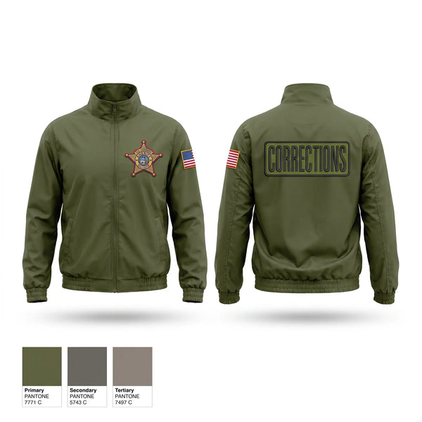 Windbreaker, Corrections, Police, Teamtime, Team time, sublimation, custom sports apparel, team uniforms, spirit wear, spiritwear, sports uniforms, custom shirts, team store, custom team store, fundraiser sports, apparel fundraiser