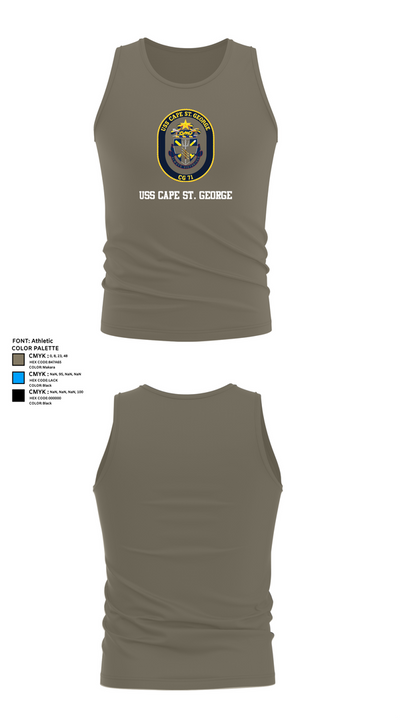 USS CAPE ST. GEORGE 53207398 Tank Top - 75