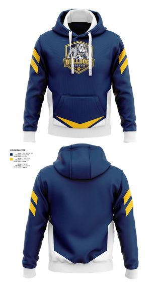 Hoodie, Bladenboro Bulldogs, Women's Soccer, Teamtime, Team time, sublimation, custom sports apparel, team uniforms, spirit wear, spiritwear, sports uniforms, custom shirts, team store, custom team store, fundraiser sports, apparel fundraiser
