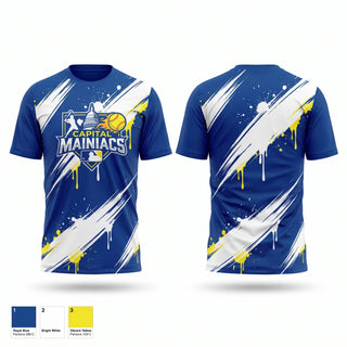 Short Sleeve Performance Shirt, Capital Area Mainiacs, Softball, Teamtime, Team time, sublimation, custom sports apparel, team uniforms, spirit wear, spiritwear, sports uniforms, custom shirts, team store, custom team store, fundraiser sports, apparel fundraiser