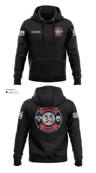 Hoodie, Gallatin Fire Department Station 4, Fire Department, Teamtime, Team time, sublimation, custom sports apparel, team uniforms, spirit wear, spiritwear, sports uniforms, custom shirts, team store, custom team store, fundraiser sports, apparel fundraiser