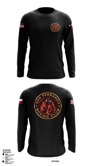 Long Sleeve Performance Shirt, San Fernando Boxing Club, Spirit Store, Teamtime, Team time, sublimation, custom sports apparel, team uniforms, spirit wear, spiritwear, sports uniforms, custom shirts, team store, custom team store, fundraiser sports, apparel fundraiser