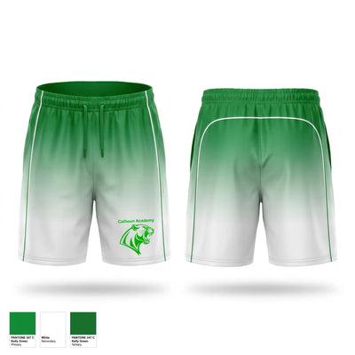 Calhoun Cougars Athletic Shorts With Pockets - 3