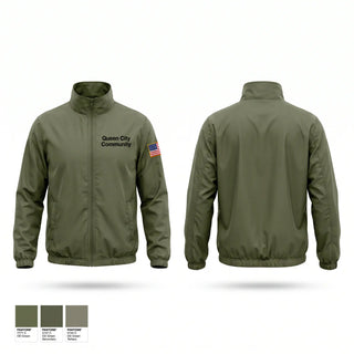 Windbreaker, Queen City Community, Fire Department, Teamtime, Team time, sublimation, custom sports apparel, team uniforms, spirit wear, spiritwear, sports uniforms, custom shirts, team store, custom team store, fundraiser sports, apparel fundraiser