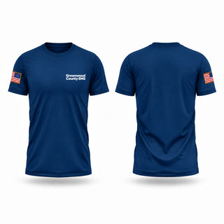 Short Sleeve Performance Shirt, Greenwood County EMS, EMS/EMT, Teamtime, Team time, sublimation, custom sports apparel, team uniforms, spirit wear, spiritwear, sports uniforms, custom shirts, team store, custom team store, fundraiser sports, apparel fundraiser