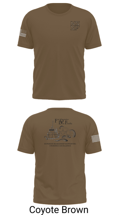 Naval Submarine Support Facility Old School Cotton Feel Shirt - 10