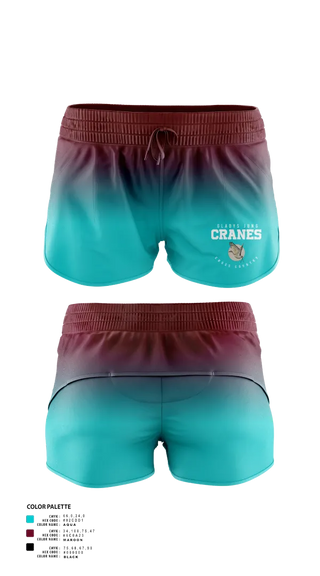 Ranger Panties, Gladys Jung Cranes Cross Country, Cross Country, Teamtime, Team time, sublimation, custom sports apparel, team uniforms, spirit wear, spiritwear, sports uniforms, custom shirts, team store, custom team store, fundraiser sports, apparel fundraiser