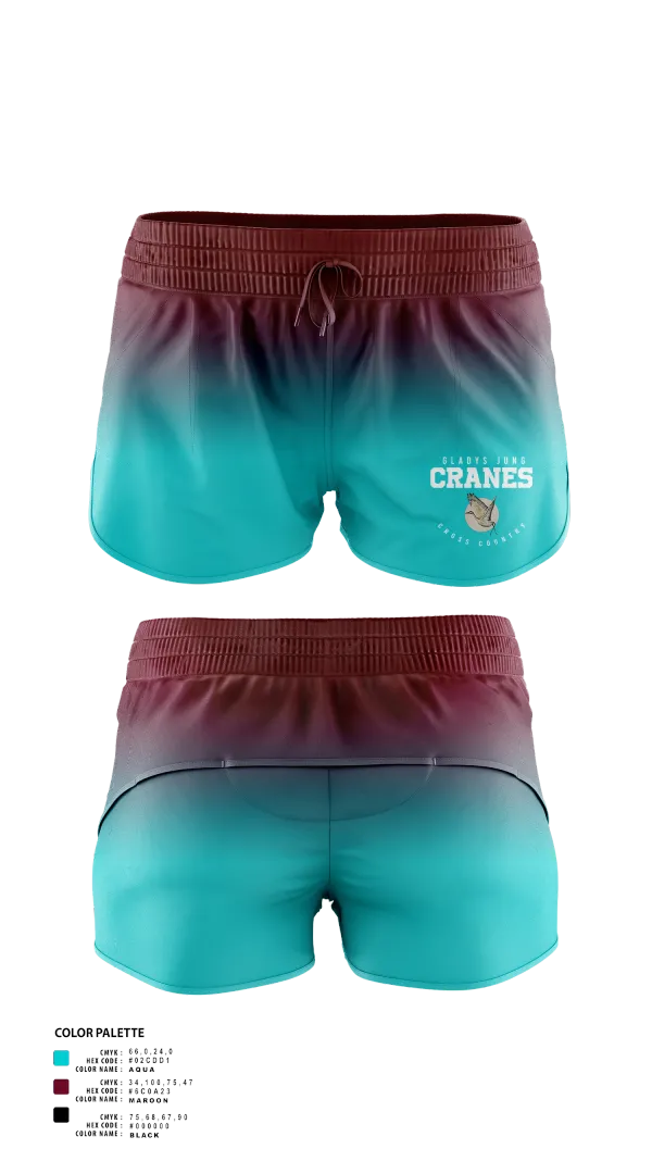 Ranger Panties, Gladys Jung Cranes Cross Country, Cross Country, Teamtime, Team time, sublimation, custom sports apparel, team uniforms, spirit wear, spiritwear, sports uniforms, custom shirts, team store, custom team store, fundraiser sports, apparel fundraiser