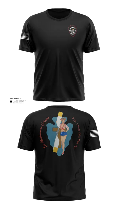 B Co. 1/114th S&S Short Sleeve Performance Shirt - 120