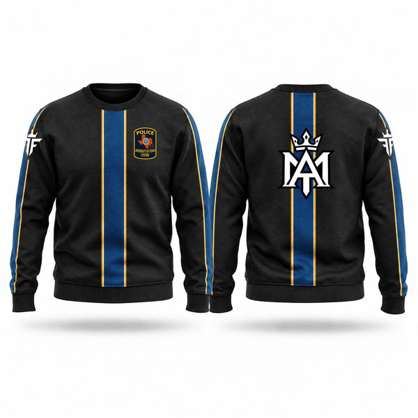 Crew Neck Sweatshirt, UTSW POLICE, Police, Teamtime, Team time, sublimation, custom sports apparel, team uniforms, spirit wear, spiritwear, sports uniforms, custom shirts, team store, custom team store, fundraiser sports, apparel fundraiser