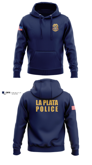 Hoodie, La Plata Police Department, Police, Teamtime, Team time, sublimation, custom sports apparel, team uniforms, spirit wear, spiritwear, sports uniforms, custom shirts, team store, custom team store, fundraiser sports, apparel fundraiser