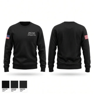 Crew Neck Sweatshirt, Wake County Sheriff's Office Intelligence Unit, Police, Teamtime, Team time, sublimation, custom sports apparel, team uniforms, spirit wear, spiritwear, sports uniforms, custom shirts, team store, custom team store, fundraiser sports, apparel fundraiser