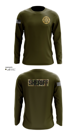 Long Sleeve Performance Shirt, Thomas county sheriff's office, Police, Teamtime, Team time, sublimation, custom sports apparel, team uniforms, spirit wear, spiritwear, sports uniforms, custom shirts, team store, custom team store, fundraiser sports, apparel fundraiser