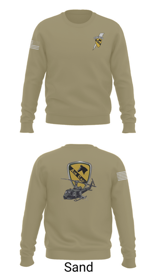 Crew Neck Sweatshirt, 3227 aircav, Army, Teamtime, Team time, sublimation, custom sports apparel, team uniforms, spirit wear, spiritwear, sports uniforms, custom shirts, team store, custom team store, fundraiser sports, apparel fundraiser