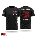 Sparks Fire Department 47442380 Old School Cotton Feel Shirt - 1