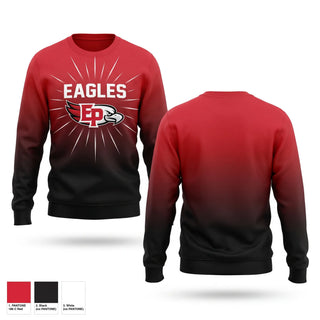 Crew Neck Sweatshirt, EP Eagles, Cheer, Teamtime, Team time, sublimation, custom sports apparel, team uniforms, spirit wear, spiritwear, sports uniforms, custom shirts, team store, custom team store, fundraiser sports, apparel fundraiser