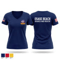 Osage Beach Fire Protection District Search and Rescue Women's Short Sleeve V-neck Shirt - 1