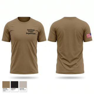 Short Sleeve Performance Shirt, Goodman Police Department, Police, Teamtime, Team time, sublimation, custom sports apparel, team uniforms, spirit wear, spiritwear, sports uniforms, custom shirts, team store, custom team store, fundraiser sports, apparel fundraiser