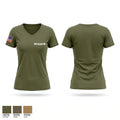 8th Comm Bn Women's Short Sleeve V-neck Shirt - 1
