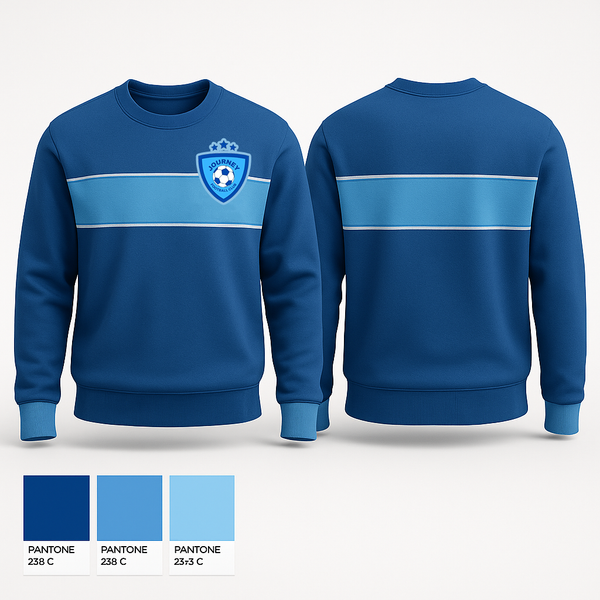 Crew Neck Sweatshirt, Journey FC, Men's Soccer, Teamtime, Team time, sublimation, custom sports apparel, team uniforms, spirit wear, spiritwear, sports uniforms, custom shirts, team store, custom team store, fundraiser sports, apparel fundraiser