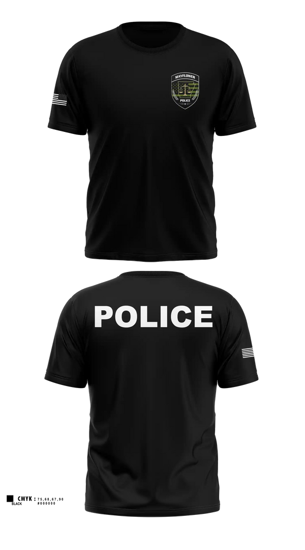 Mayflower Police Department Short Sleeve Performance Shirt - 50