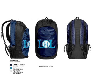 Gear Bag, LOL - LEGIT OL' LADIES, Softball, Teamtime, Team time, sublimation, custom sports apparel, team uniforms, spirit wear, spiritwear, sports uniforms, custom shirts, team store, custom team store, fundraiser sports, apparel fundraiser