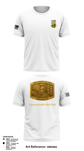 Short Sleeve Performance Shirt, NRC NORTH ISLAND, Navy, Teamtime, Team time, sublimation, custom sports apparel, team uniforms, spirit wear, spiritwear, sports uniforms, custom shirts, team store, custom team store, fundraiser sports, apparel fundraiser