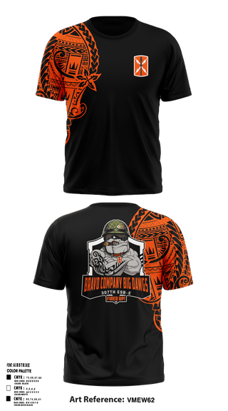 Old School Cotton Feel Shirt, Bravo 307th ESBE, Army, Teamtime, Team time, sublimation, custom sports apparel, team uniforms, spirit wear, spiritwear, sports uniforms, custom shirts, team store, custom team store, fundraiser sports, apparel fundraiser