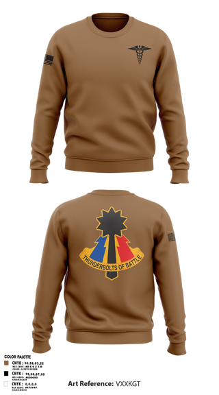 Crew Neck Sweatshirt, 194th AR BDE HRT Medics, Army, Teamtime, Team time, sublimation, custom sports apparel, team uniforms, spirit wear, spiritwear, sports uniforms, custom shirts, team store, custom team store, fundraiser sports, apparel fundraiser