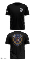 Crossett Police Department 1680573 Old School Cotton Feel Shirt - 2