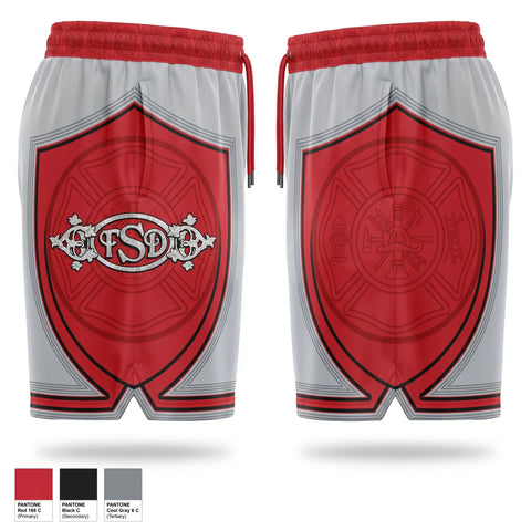 Athletic Shorts With Pockets, Southeast Fire Department, Fire Department, Teamtime, Team time, sublimation, custom sports apparel, team uniforms, spirit wear, spiritwear, sports uniforms, custom shirts, team store, custom team store, fundraiser sports, apparel fundraiser