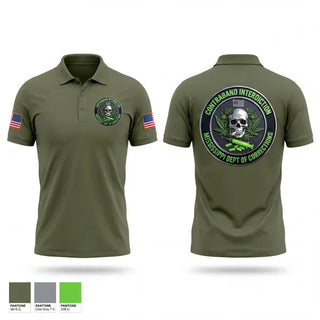 Short Sleeve Performance Polo, Contraband interdiction, Police, Teamtime, Team time, sublimation, custom sports apparel, team uniforms, spirit wear, spiritwear, sports uniforms, custom shirts, team store, custom team store, fundraiser sports, apparel fundraiser