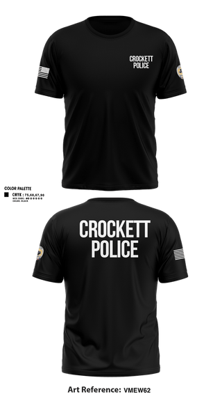 Short Sleeve Performance Shirt, Crockett Police Department, Police, Teamtime, Team time, sublimation, custom sports apparel, team uniforms, spirit wear, spiritwear, sports uniforms, custom shirts, team store, custom team store, fundraiser sports, apparel fundraiser