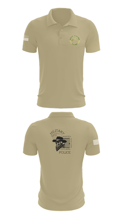 3RD PLATOON OUTLAWS Short Sleeve Performance Polo - 87