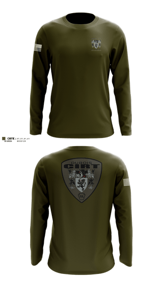 Long Sleeve Performance Shirt, DuBois City CIRTDuBois City CIRT, Police, Teamtime, Team time, sublimation, custom sports apparel, team uniforms, spirit wear, spiritwear, sports uniforms, custom shirts, team store, custom team store, fundraiser sports, apparel fundraiser