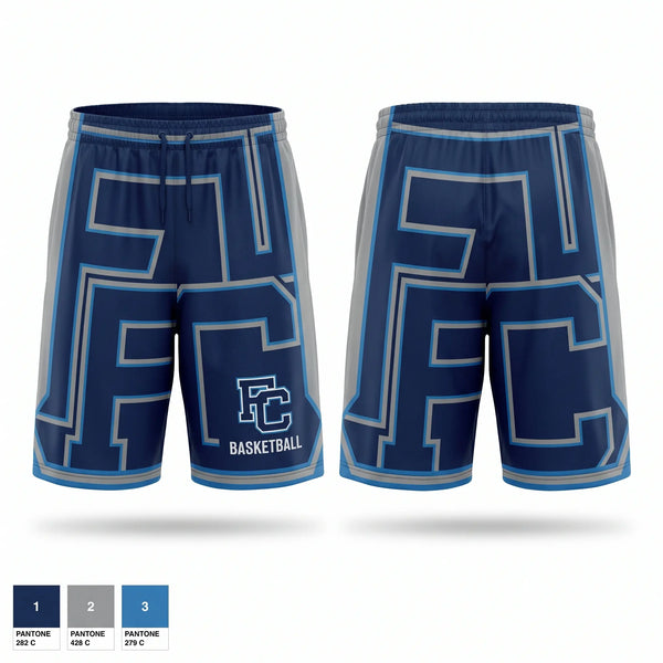 Athletic Shorts With Pockets, Fellowship Christian School, Men's Basketball, Teamtime, Team time, sublimation, custom sports apparel, team uniforms, spirit wear, spiritwear, sports uniforms, custom shirts, team store, custom team store, fundraiser sports, apparel fundraiser