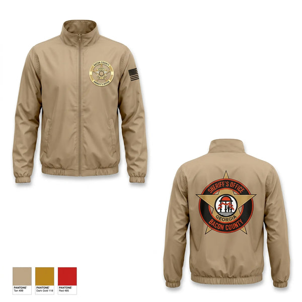 Windbreaker, Bacon County Sheriff’s Office, Police, Teamtime, Team time, sublimation, custom sports apparel, team uniforms, spirit wear, spiritwear, sports uniforms, custom shirts, team store, custom team store, fundraiser sports, apparel fundraiser