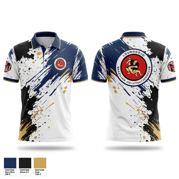 Short Sleeve Performance Polo, Los Mo Dojo, , Teamtime, Team time, sublimation, custom sports apparel, team uniforms, spirit wear, spiritwear, sports uniforms, custom shirts, team store, custom team store, fundraiser sports, apparel fundraiser