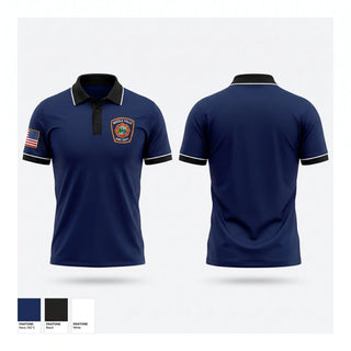 Short Sleeve Performance Polo, Middle Falls Fire Department, Fire Department, Teamtime, Team time, sublimation, custom sports apparel, team uniforms, spirit wear, spiritwear, sports uniforms, custom shirts, team store, custom team store, fundraiser sports, apparel fundraiser