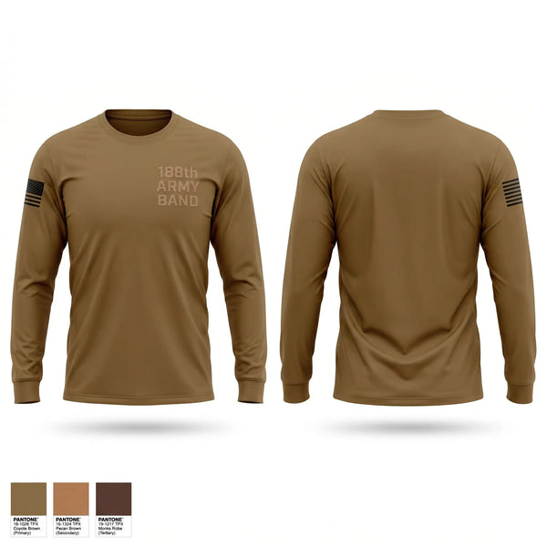 Long Sleeve Performance Shirt, 188th army band, National Guard, Teamtime, Team time, sublimation, custom sports apparel, team uniforms, spirit wear, spiritwear, sports uniforms, custom shirts, team store, custom team store, fundraiser sports, apparel fundraiser