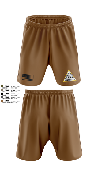 Athletic Shorts With Pockets, 100th Training Division, Army, Teamtime, Team time, sublimation, custom sports apparel, team uniforms, spirit wear, spiritwear, sports uniforms, custom shirts, team store, custom team store, fundraiser sports, apparel fundraiser
